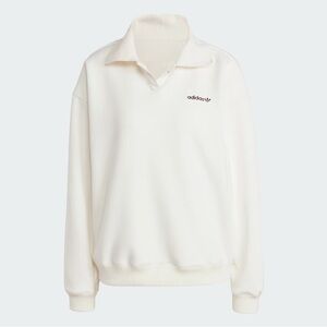 NWT - Adidas SUEDE OVERSIZED SWEATSHIRT - off white - Size Small